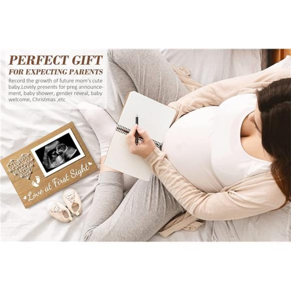 New Mom Baby Ultrasound Picture Frame Sonogram Keepsake Frame -4x6 Photo - Picture 3 of 7